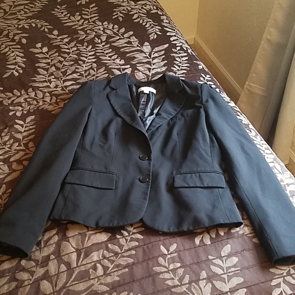 New York & Company Stretch Black Blazer Size 10